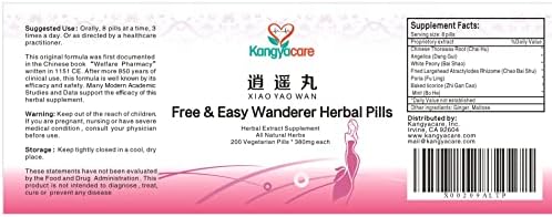 [Kangyacare] Xiao Yao Wan (Ingyenes, egyszerűen kezelhető Vándor Gyógynövény Tabletta)- Támogatja a Rendszertelen Ciklusok,