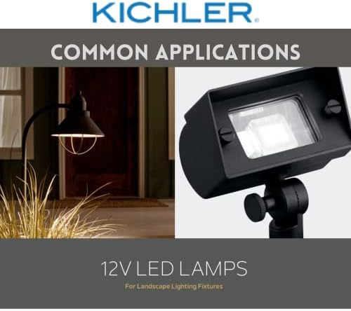 Kichler Szakmai Gyűjtemény 12204; 25 Wattos EQ MR11 Meleg Fehér LED Izzó, MR11, 30 Fokos, 3K, 264 Lumen Haza, Kültéri használatra,