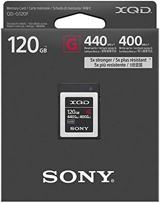 Professzionális Sony XQD G-series 240GB Memória Kártya (QD-G240F/J) , Fekete