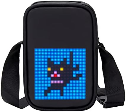 Led Fanny Csomag Bluetooth Programozható, Kors Futó Derékon DIY Hátizsák, LED Kijelző Pixel Képernyő, a Férfiak, a Nők Daypack