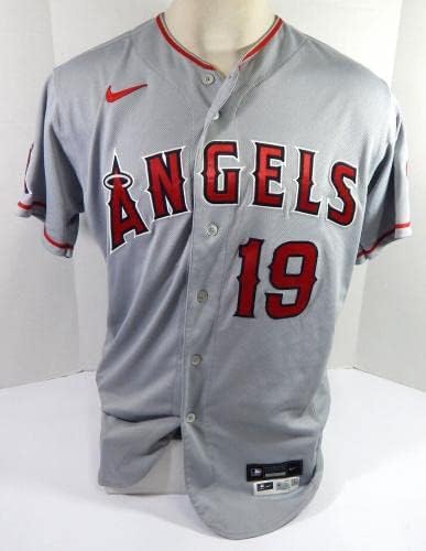 2020-ig a Los Angeles-i Angyalok Jonathan Villar 19 Játék Kiadott O Használt Szürke Jersey 46 9 - Játék Használt MLB Mezek