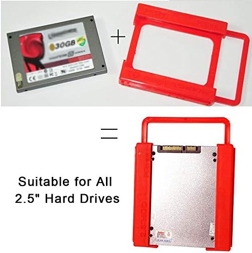ANZKA SSD/HDD-Tartókonzol a 2,5 3,5 Csatoló Ütésálló Műanyag Tartóba 2,5-3,5 Átalakítja a Hard Drive Bay Notebook Asztali