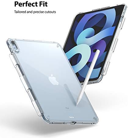 Ringke Fusion Kompatibilis iPad Air 5/4 Esetben (2022/2020), Átlátszó Vissza Shell Csatolt tolltartó [Át ingyenesen Megelőzés]