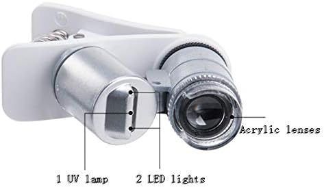 Weiping - Universal Mobile HD Nagyító glassswith LED HD Nagyító glasssPortable Mini Mikroszkóp Javítás