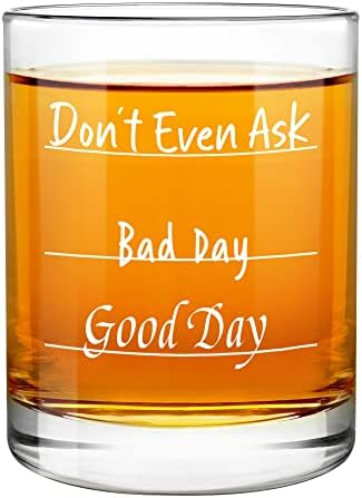 Jó Nap Rossz Napja van, Ne Is Kérdezd Vicces Whiskys Üveg Ajándékok Férfiaknak, Gag Egyedi Születésnapi, Karácsonyi Apák