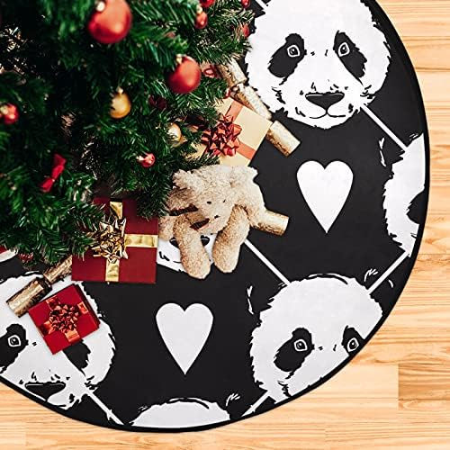 Cuki Panda Baba karácsonyfa Mat Vízálló Fa Állvány Tálca Lábtörlő Szőnyeg Alá karácsonyfa Kiegészítő Karácsonyi Dísz nyaraló