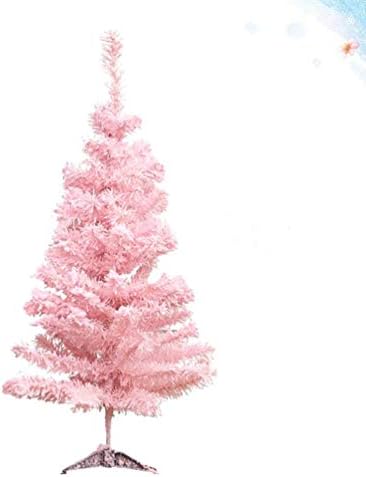 Amosfun 60cm Mini fenyőfák Mesterséges Matt Szizál karácsonyfa Mini Fenyőfa Rózsaszín Cedar Tree Karácsonyra Haza Táblázat