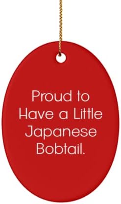 Vicc Japán Bobtail Macska Ajándékok, Büszke arra, hogy egy Kis Japán Bobtail, Japán Bobtail Macska Ovális Dísz, a Barátok,